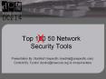 Top 100 50 Network Security Tools PowerPoint PPT Presentation