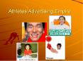 Athletes Advertising Empire PowerPoint PPT Presentation