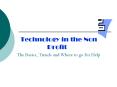 Technology in the Non Profit PowerPoint PPT Presentation