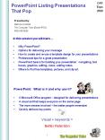 PowerPoint Listing Presentations That Pop