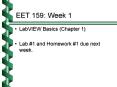 EET 159: Week 1