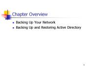 Chapter Overview