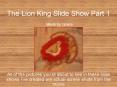 The Lion King Slide Show Part 1 PowerPoint PPT Presentation