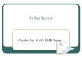 Rx Star Tutorial PowerPoint PPT Presentation