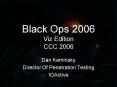 Black Ops 2006 Viz Edition CCC 2006 PowerPoint PPT Presentation