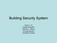 Building Security System PowerPoint PPT Presentation