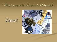 Whats new for Youth Art Month