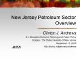 New Jersey Petroleum Sector Overview PowerPoint PPT Presentation