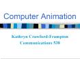 Computer Animation PowerPoint PPT Presentation
