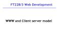 FT2283 Web Development PowerPoint PPT Presentation