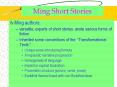 Ming Short Stories PowerPoint PPT Presentation