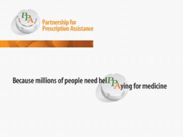 What is the Partnership for Prescription Assistance