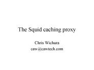 The Squid caching proxy