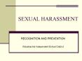 SEXUAL HARASSMENT PowerPoint PPT Presentation