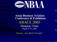 Asian Business Aviation Conference PowerPoint PPT Presentation