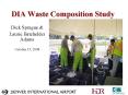 DIA Waste Composition Study PowerPoint PPT Presentation