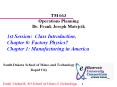 TM 663 Operations Planning Dr. Frank Joseph Matejcik PowerPoint PPT Presentation