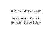 TI 2251 - Psikologi Industri