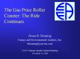 The Gas Price Roller Coaster: The Ride Continues PowerPoint PPT Presentation