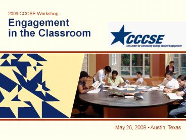 Engaging Community Colleges A First Look