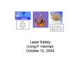 Laser Safety PowerPoint PPT Presentation