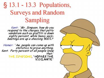 13.1 13.3 Populations, Surveys and Random Sampling