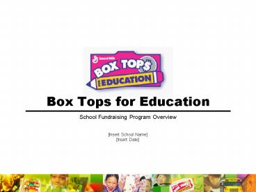 Box Tops for Education