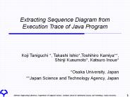 Extracting Sequence Diagram from Execution Trace of Java Program