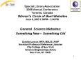 Special Library Association 2005 Annual Conference Toronto, Canada Winners Circle of Best Websites J PowerPoint PPT Presentation