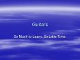 Guitars PowerPoint PPT Presentation