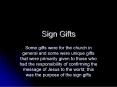 Sign Gifts PowerPoint PPT Presentation