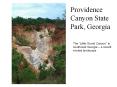 Providence Canyon State Park, Georgia. The 'Little Gran PowerPoint PPT Presentation