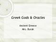 Greek Gods PowerPoint PPT Presentation