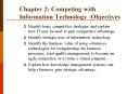 Chapter 2: Competing with Information Technology Objectives PowerPoint PPT Presentation