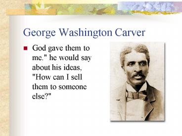 George Washington Carver
