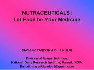 NUTRACEUTICALS: