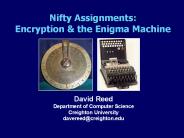 Nifty Assignments: Encryption