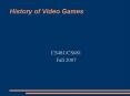 History of Video Games PowerPoint PPT Presentation