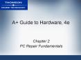 A Guide to Hardware, 4e PowerPoint PPT Presentation