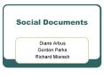 Social Documents PowerPoint PPT Presentation
