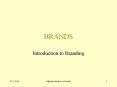 BRANDS PowerPoint PPT Presentation