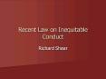 Recent Law on Inequitable Conduct PowerPoint PPT Presentation