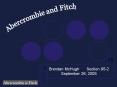 Abercrombie and Fitch PowerPoint PPT Presentation