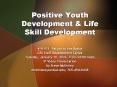 Positive Youth Development PowerPoint PPT Presentation