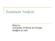 Sentiment Analysis