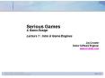 Serious Games PowerPoint PPT Presentation