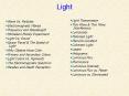 Light PowerPoint PPT Presentation