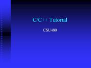 C/C   Tutorial