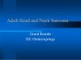 Adult Head and Neck Sarcoma PowerPoint PPT Presentation