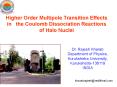 Higher Order Multipole Transition Effects in the Coulomb Dissociation Reactions of Halo Nuclei PowerPoint PPT Presentation